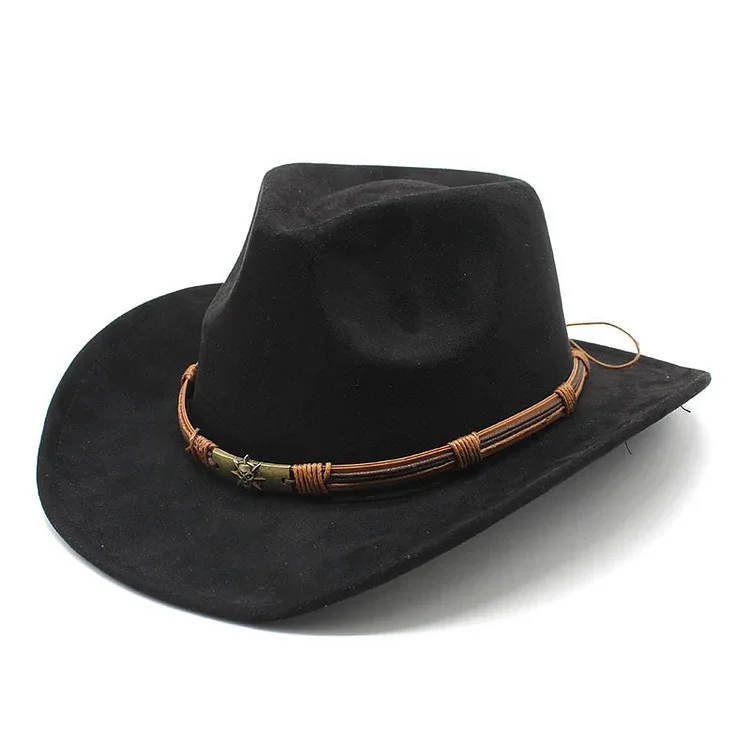 Men's Suede Cowboy Hat