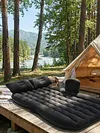 Inflatable Car Air Mattress Backseat Bed with Air Pump for Camping Road Trip