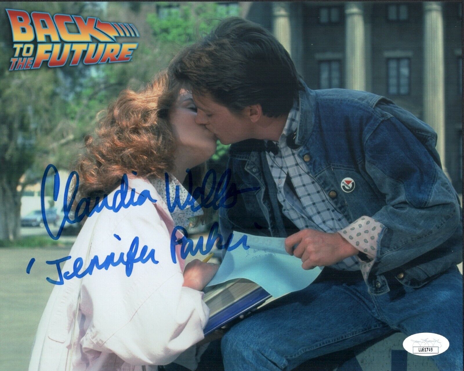 CLAUDIA WELLS Signed 8x10 Photo Poster painting BACK TO THE FUTURE Autograph JSA COA Cert