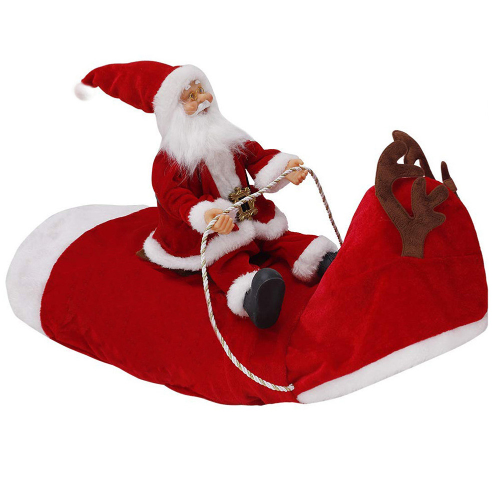 

Xmas Santa Claus Riding Pet Outfit Christmas Funny Puppy Dog Deer Clothes, Xxl, 501 Original