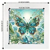 5D DIY Partial Special Shaped Drill Butterfly Diamond Painting With Frame Decor 19.2x19.2cm