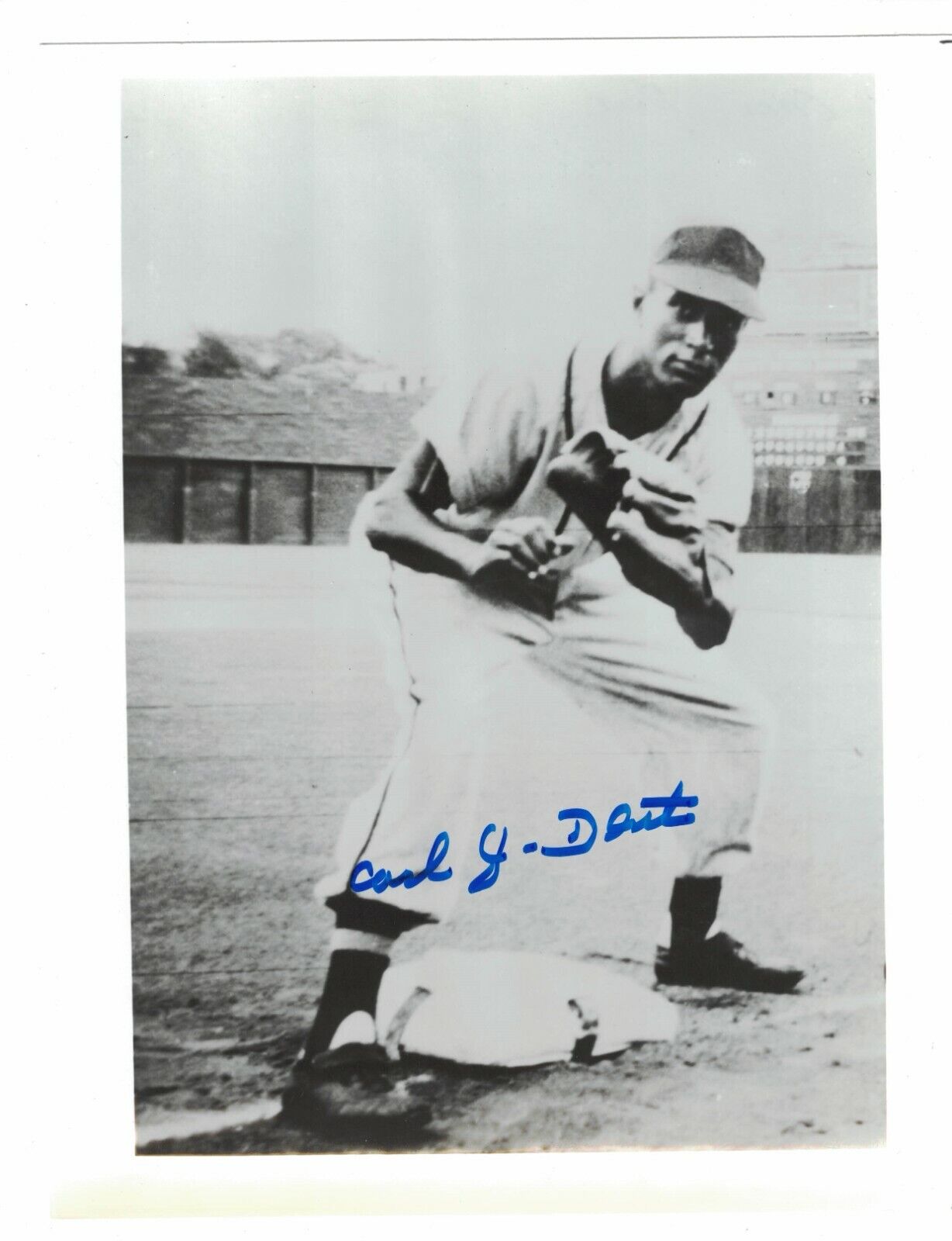 Carl J. Dent Negro Leagues Signed 8x10 Photo Poster painting W/Our COA