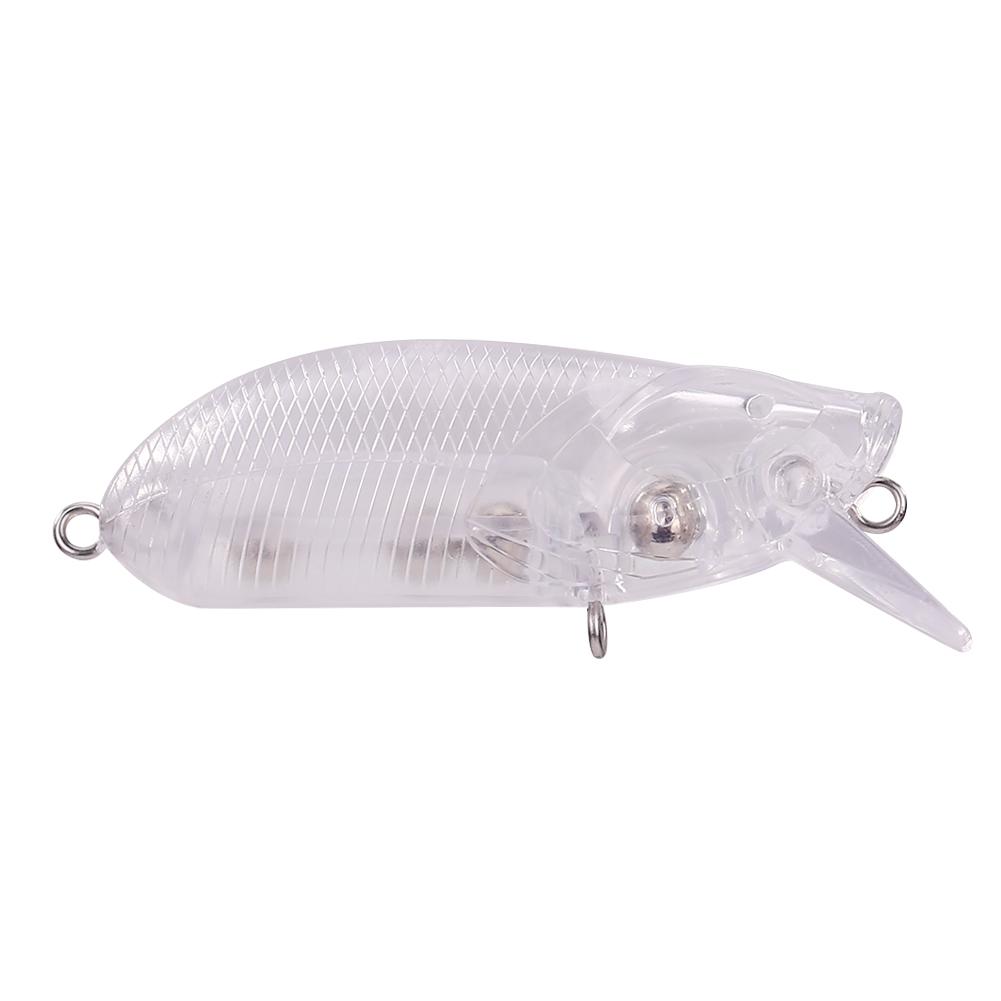 

1pc Plastic Unpainted Fishing Lures 7g Wobblers Assembly Blank Hard Baits, 501 Original