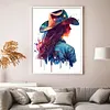 Cowboy Back Girl-Full Round Diamond Painting 30*40CM