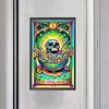 (40*65cm)Skull Card - Full Round Drill Diamond Painting
