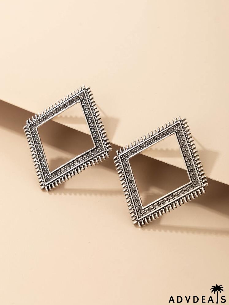Geometric Stud Earrings