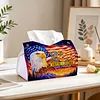 Diamond Painting 250th Anniversary Eagle Tissue Box for Kitchen Restaurant Bar Office Party
