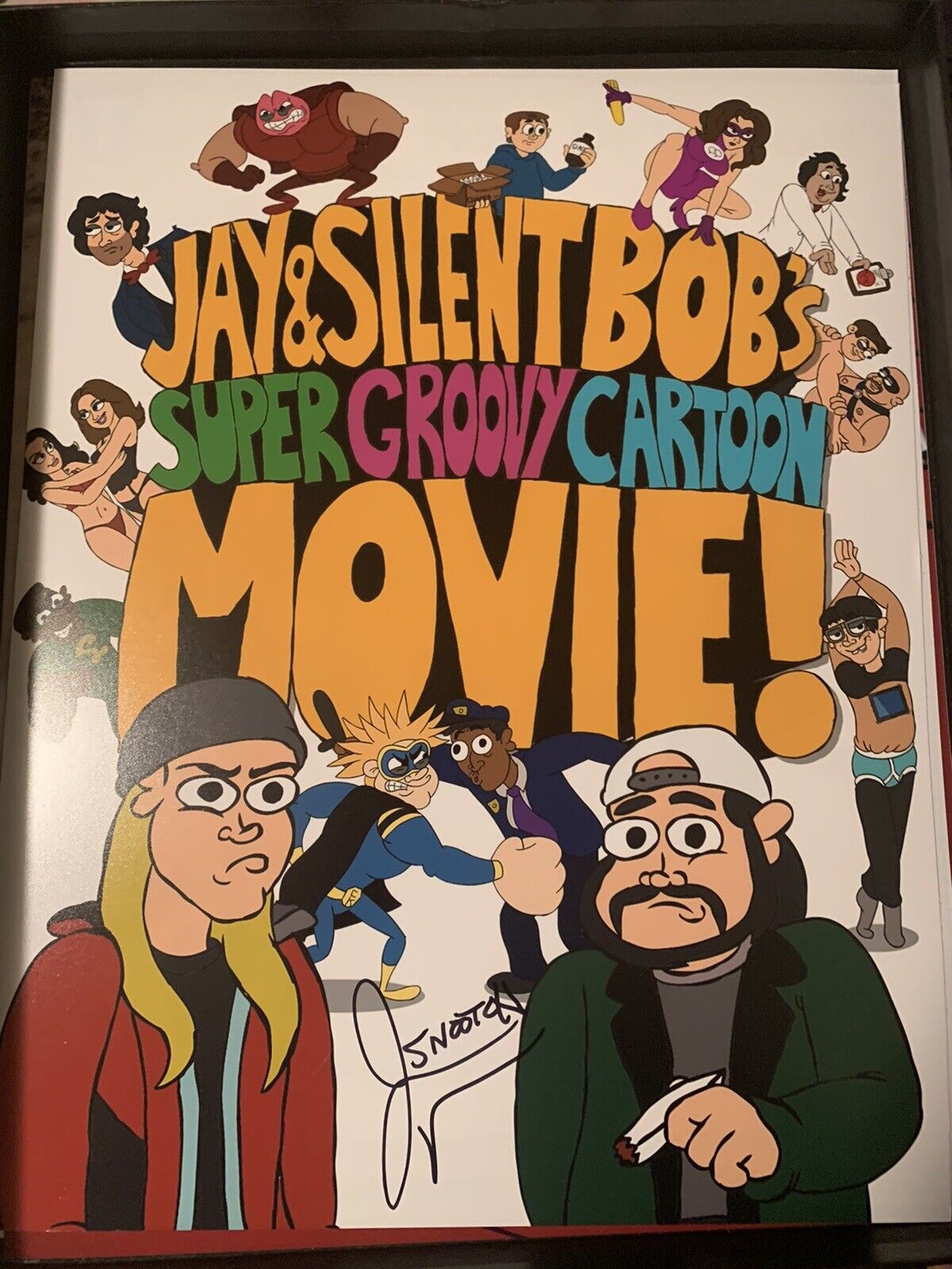 jason mewes signed Auto 11x14 Pic Photo Poster painting Jay And Silent Bob