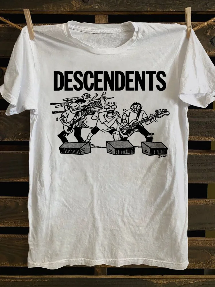 Teecade Teecade New Descendents Oversized Album Singer T-shirt