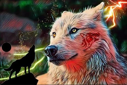 

Storm Wolf – Paint By Numbers - 40*50CM, 501 Original
