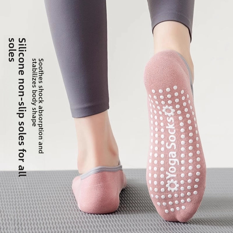 Yoga Socks Women Boat Socks Summer Professional Indoor Fitness Dancing Non-slip Silicone Spring And Autumn Pilates Sports Socks