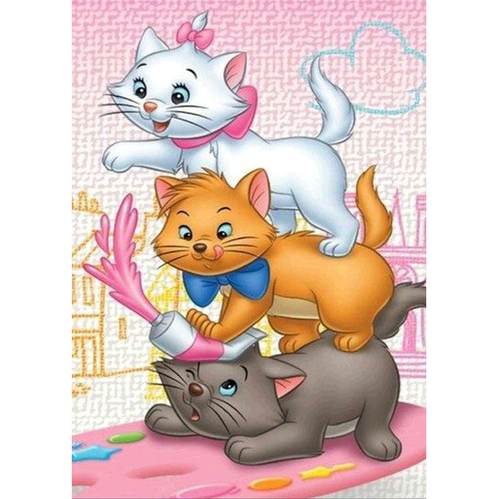 

Adventures Of Cat - Square Drill Diamond Painting - 30*40CM, 501 Original