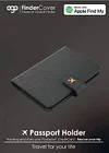 EGO anti-lost and anti-theft passport holder with global positioning tracking