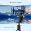 Q18 Mobile Phone Gimbal Stabilizer Selfie Stick Bluetooth Anti-Shake Follow-Up Bracket Retractable Tripod With Fill Light
