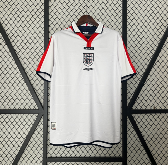 Retro England 2004 Home Football T-Shirt Thai Quality