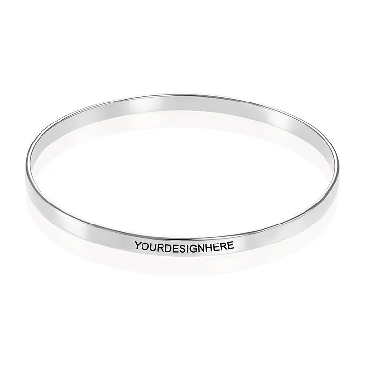 Personalized Design Simple Carved Bracelet