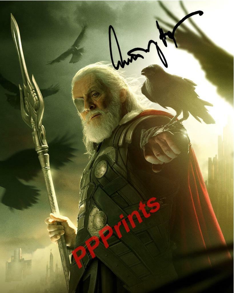 ANTHONY HOPKINS Odin Thor Dark World SIGNED AUTOGRAPHED 10X8 REPRO Photo Poster painting PRINT