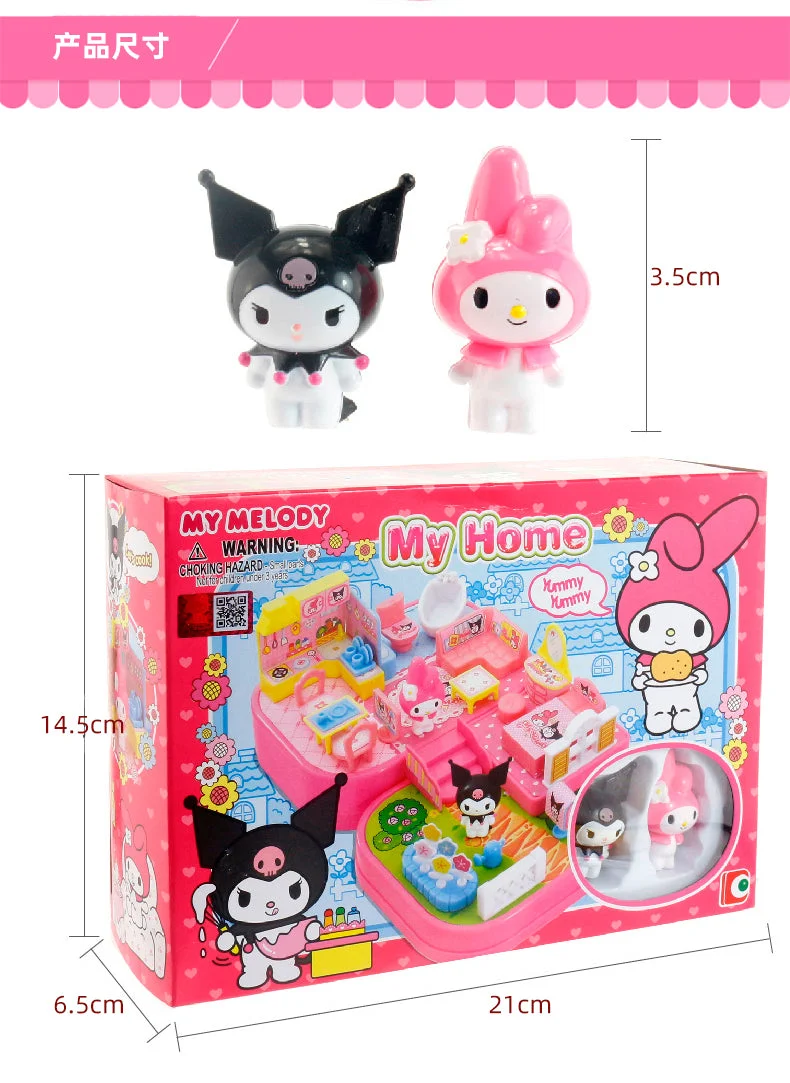 ドールハウスMy Melody & Kuromi Kuromi Dollhouse Playset (My Melody & Kuromi Netflix Series)