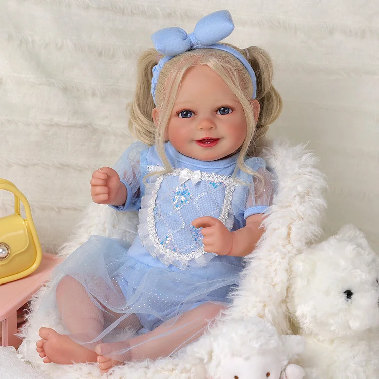 Babeside Stella & Doreen 20'' Realistic Reborn Baby Girl Doll Twins Beautiful Princess Dress