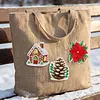 12pcs Christmas Gifts Double-Sided DIY Diamond Painting Keychain Kit