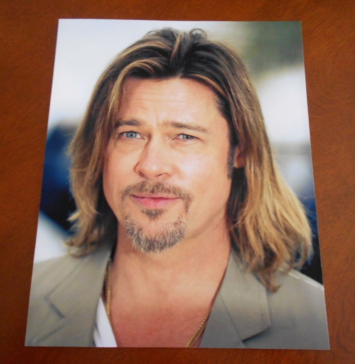 BRAD PITT 8X10 HIGH Quality Photo Poster painting - UNSIGNED