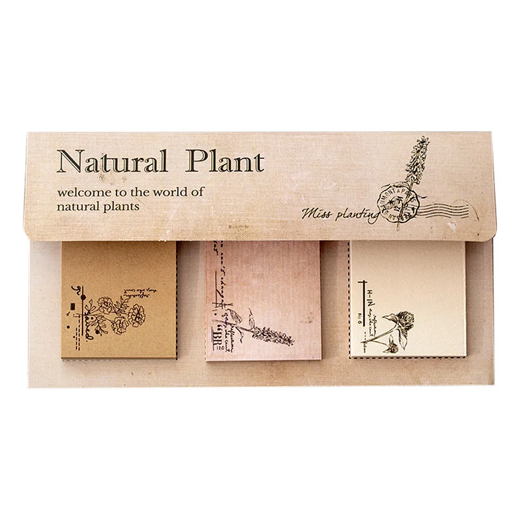 DIY Hand Account 60 Sheets Of Plant Invitation Series Decorative Paper gbfke