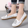 Women's hollow soft leather breathable moccasins sandals 2022