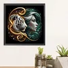 Diamond Painting-DIY Full Round Drill Beauty and Tiger