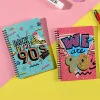 8PCS The 90's Generation A5 / A6 / A7 /B5 Portable Writing Paper Notebooks Diary Meeting Stationery Gift