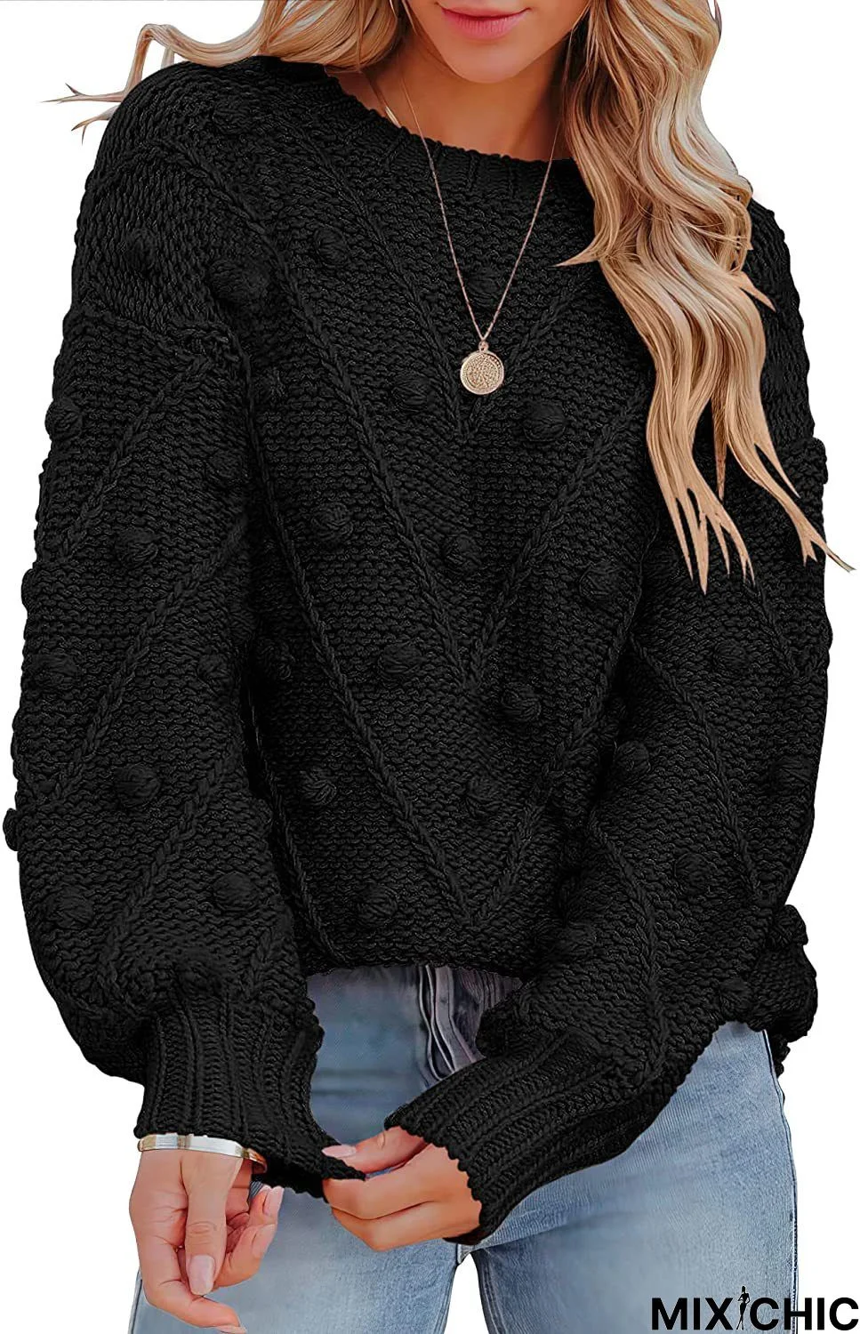 Cute Ball Knitted Sweaters Plus Size Pullovers