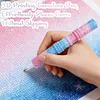 Stylo perceuse diamant avec 5 pointes &agrave; pointes 5d kits de s&eacute;lecteur de stylos pour peinture en diamant 12,3x1,7 cm couleur non fixe pour une prise confortable et un per&ccedil;age plus rapide