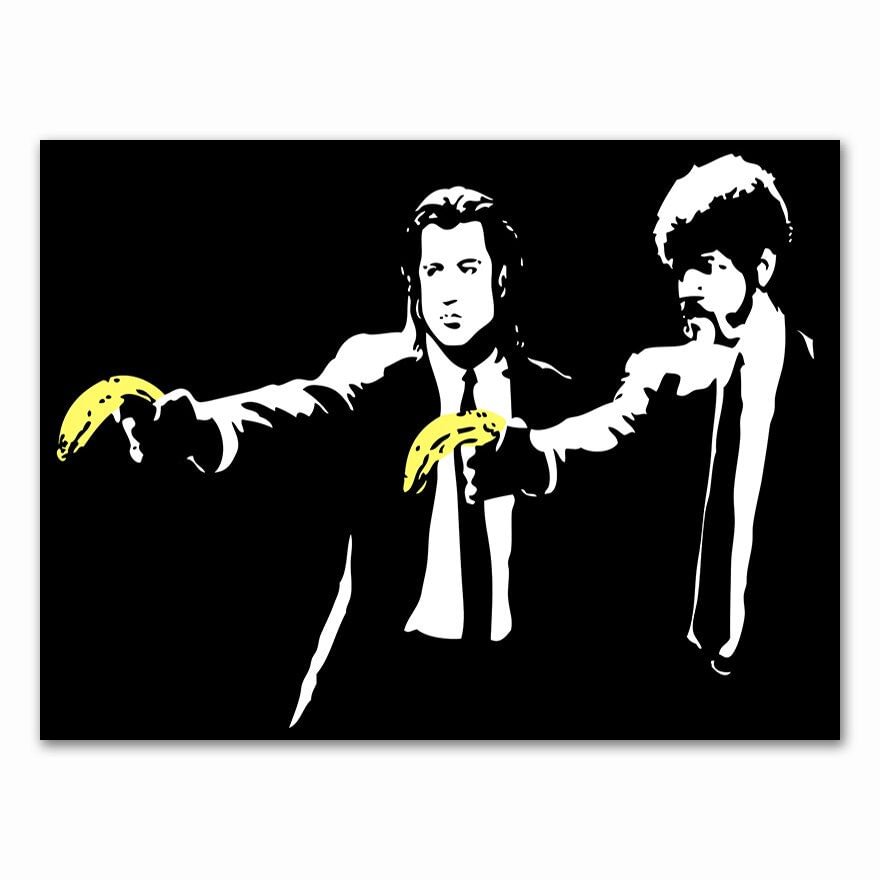 Banksy Canvas Art Print Wall Art Canvas Painting Nordic s And Prints Wall Pictures For Living Room Abstract Cuadros Decor