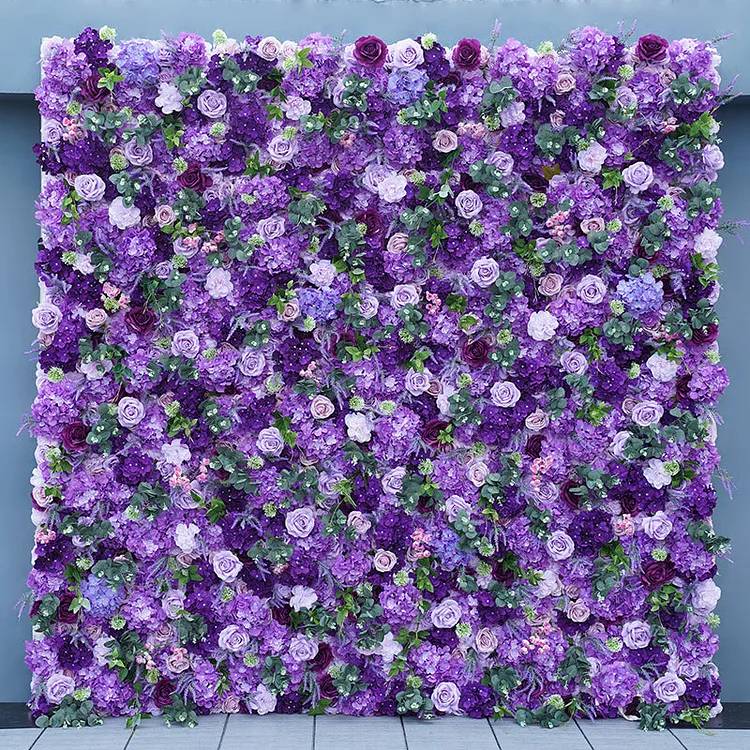 A7770 Rose Wedding Backdrop Decor Cloth Rolling Up Flower