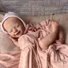 20" Realistic Reborn Eyes Blinking Silicone Vinyl Newborn Sleeping Baby Doll Girl Named Apeal with Painted Hair - RBBI-Myrebornbabydoll&reg; Myrebornbabydoll&reg;