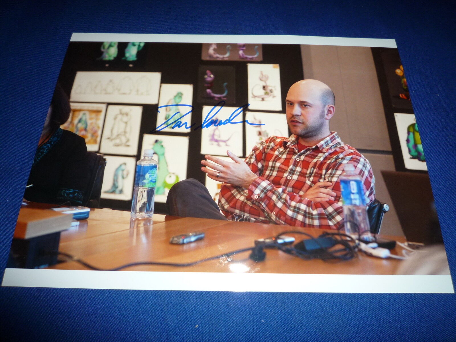 DAN SCANLON signed autograph In Person 8x11 20x28 cm PIXAR Monsters University