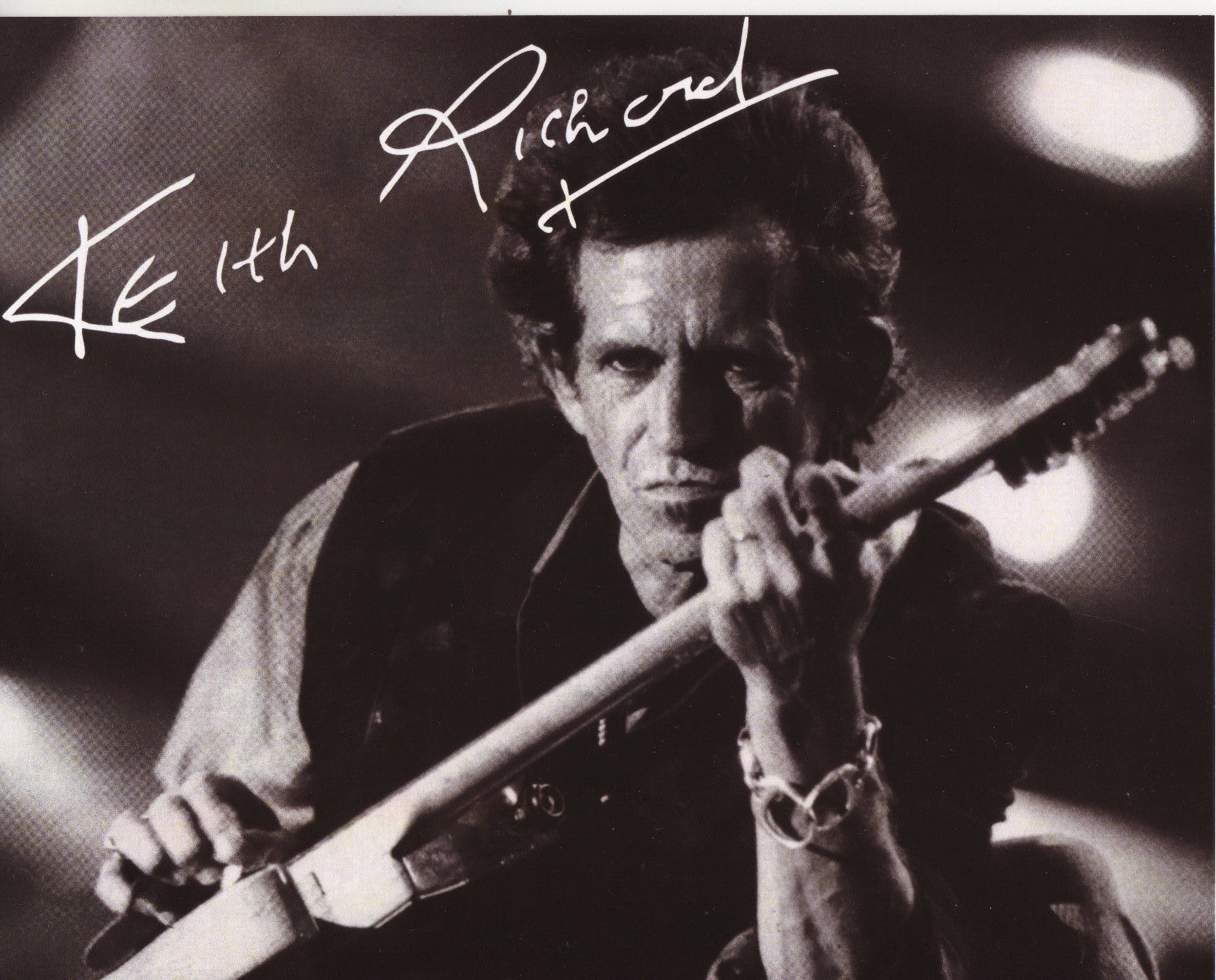 KEITH RICHARDS - ROLLING STONES AUTOGRAPH SIGNED PP Photo Poster painting POSTER