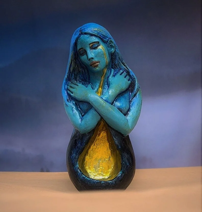 Healing Goddess Sculpture Self Love Statue By Shaping Spirit