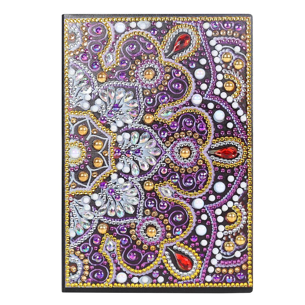 

Mandala-DIY Creative Diamond 50 Pages A5 Notebook, 501 Original