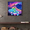 Diamond Painting -DIY Round Drill Colorful Girl Dress(40x40cm)