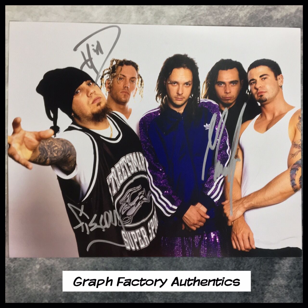 GFA Korn Rock Band * MUNKY FIELDY HEAD * Signed 11x14 Photo Poster painting AD3 PROOF COA