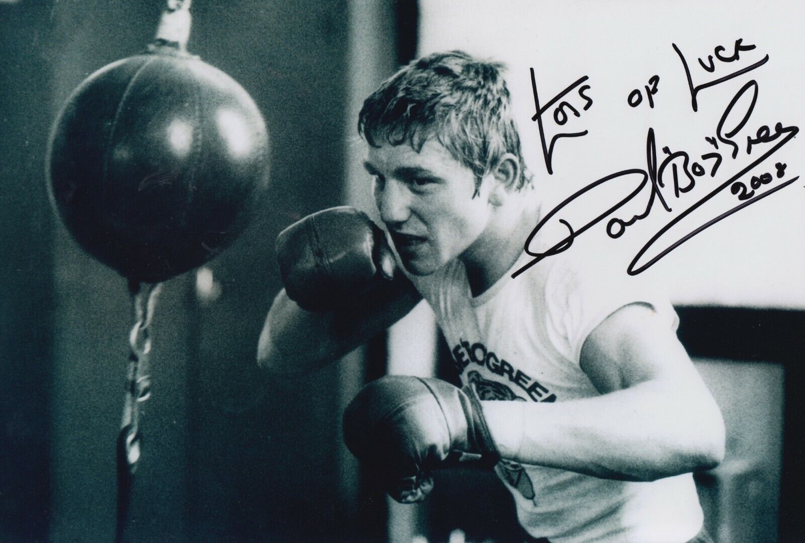 Dave Boy Green Hand Signed 12x8 Photo Poster painting - Boxing Autograph - Champion.