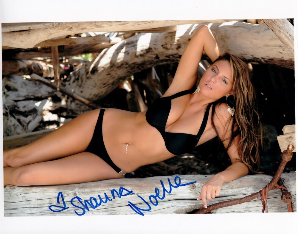 SHAUNA NOELLE hand-signed SEXY SEDUCTIVE 8x10 IN BIKINI w/ uacc rd IN-PERSON