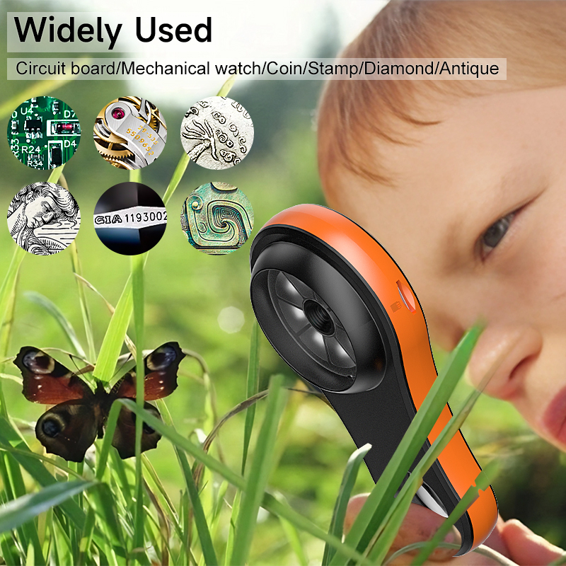 Likron Watches Likron Handheld Digital Microscope with 20-inch IPS Screen