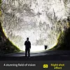 30W LED+COB High Power Flashlight USB Rechargeable 800LM Zoomable Flashlight