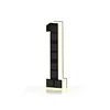 LED Illuminated Modern Address Sign Waterproof Personalized Solar Powered Address Number Dusk To Dawn Adhesive Or Screw Mount for Outside House Light Up Courtyard Hotel Bar
