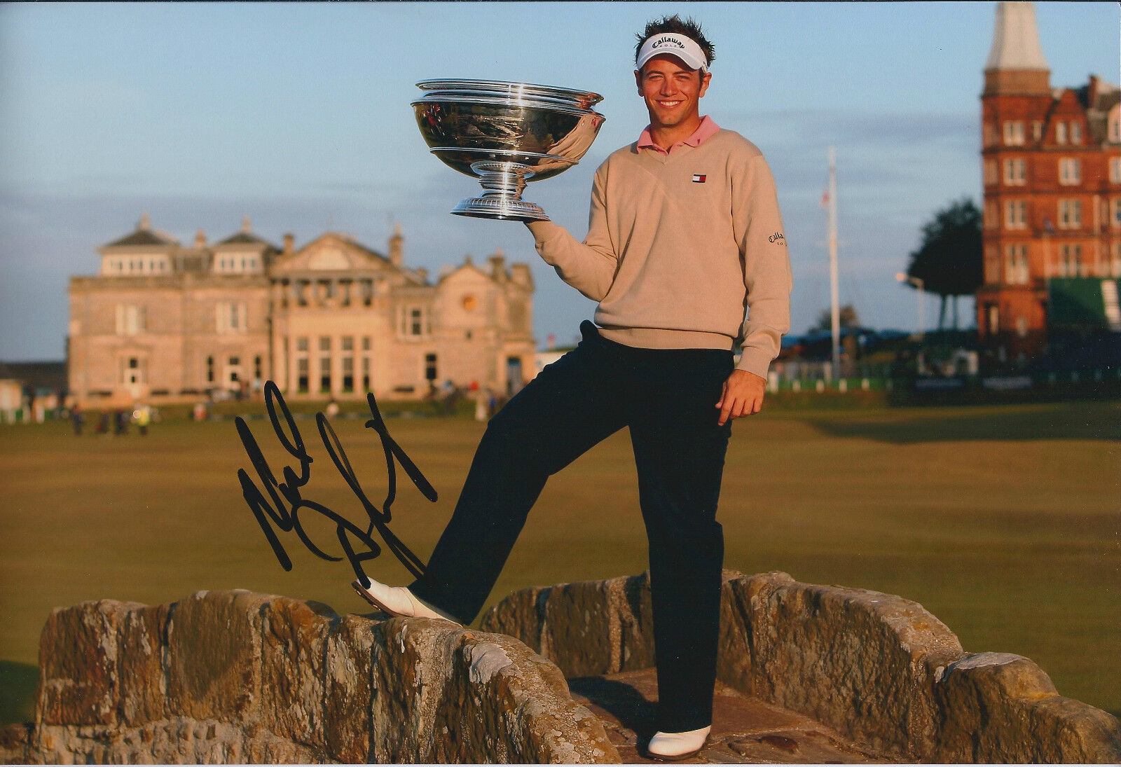 Nick DOUGHERTY SIGNED 12x8 Photo Poster painting AFTAL Autograph COA St Andrews Dunhill Links