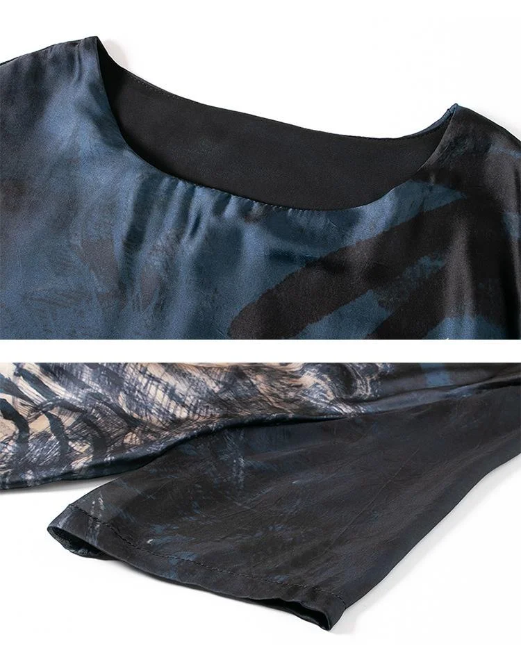 Women's new elegant printed dress