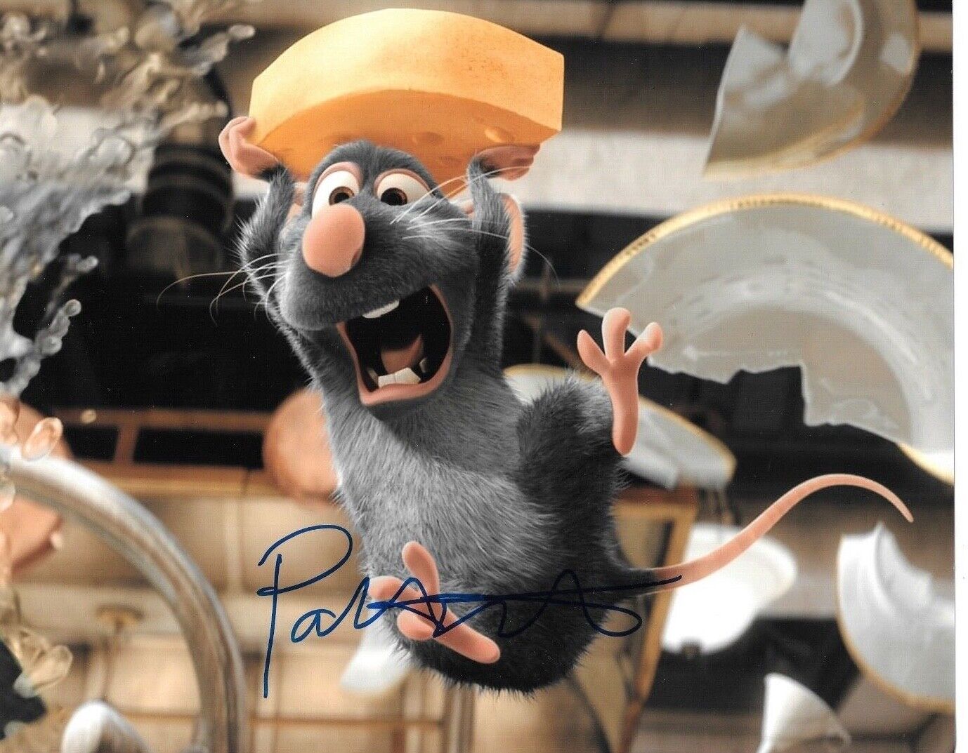 * PATTON OSWALT * signed 8x10 Photo Poster painting * RATATOUILLE * 1