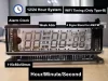VFD Screen Clock Transparent Base USB Home Desktop Decorative Clock
