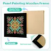 Neonfarbenes Mandala-Muster speziell geformte 5D-DIY-Teilbohrer-Diamanten-Punkte, Edelstein-Kunst-Kits mit Rahmen, Diamanten-Gem&auml;lde, Edelstein-Kunst 